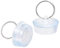 sourcing map 2 Stück Spülstopfen aus Gummi, Abflussstopper Klar Blau für 29-32mm mit Aufhängering für Badewanne, Küche und Bad