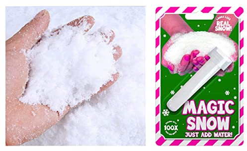 SRVertex Poudre de neige artificielle de Noël, poudre de neige artificielle décorative pour intérieur de Noël - 50 g