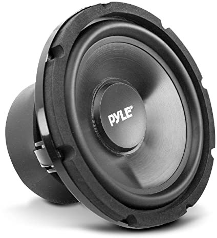 Pyle Single Voice Coil Subwoofer - 8 Inches, 200 Watts at 4-Ohm Audio Powered, Injection Cone With Rubber Edge, High-Powered - PLMW83