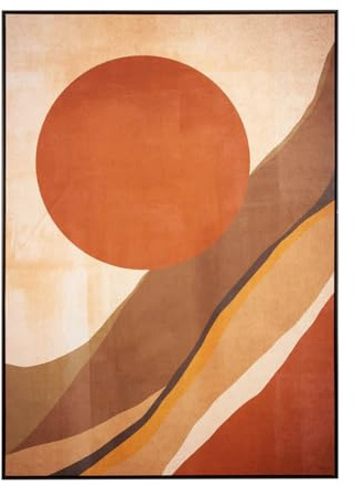 L'OCA NERA Tableau avec cadre, sérigraphie sur toile, multicolore, 100x140 cm