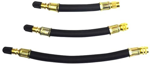 SWYSGS Estensione della Valvola per Pneumatici,Gomma Prolunghe Valvola,Valvola Flessibile per Pneumatici,Prolunghe Valvola,prolunga Flessibile per valvole Pneumatici, Autobus,100/120/140 mm