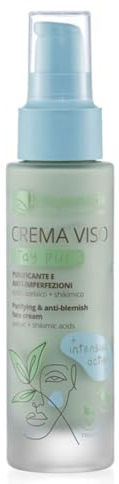 La Saponaria | Crema Viso Stay Pure La Saponaria, Purificante Anti-Imperfezioni, Controllo Sebo, Bio-Ecologica, 50ml