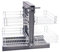 TMY Schrank Küchen Organizer Ausziehbare Schublade Küche in Eckschrank - Teleskopschublade in Küchenschränke 75 x 50 x 65 cm - Küchenorganizer für Küchenmöbel max. 12,5 kg auf Regal