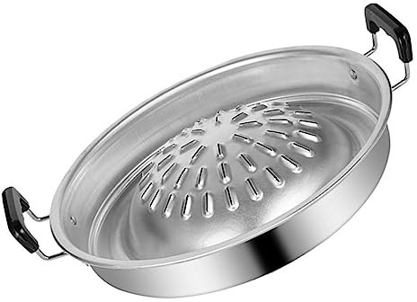 IMIKEYA Parrilla De Barbacoa Aire Libre Parrilla Para Acampar Plancha Parrilla Plato Sartén Parrilla Coreana Sartén Para Fiesta Reunión Parrilla Multifunción Olla Suministros