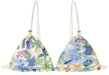 Top Bikini Triangular Paisaje Tropical