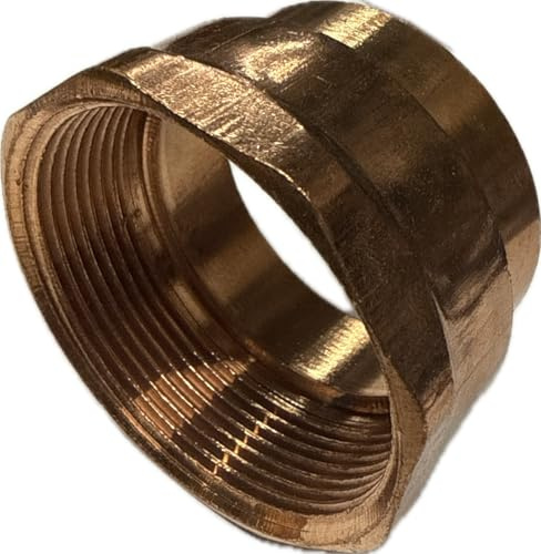 EZ-FLUID 1-1/2 DWV Copper Female Adapter,DWV FIP Pipe Adapter Solder Fitting Copper Solder Sweat Sockets Connection Fitting For Plumbing Drain Waste Vent System(1)