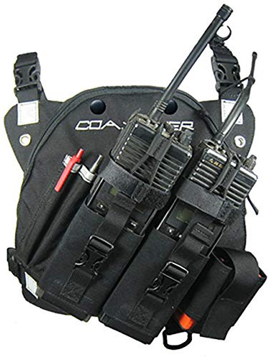 Coaxsher DR-1 befälhavare dubbel radio bröstsele