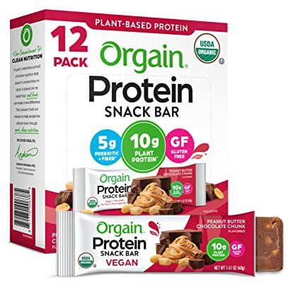 Orgain Plant Protein Bar Pea Butter Cho 12-40 g