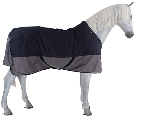 Winterdecke 50g Füllung 600D TYREX EquiTheme Marineblau/grau 155cm