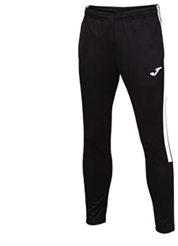 Joma Hombre Pantalón Deportivo, Negro/Blanco, 3XS