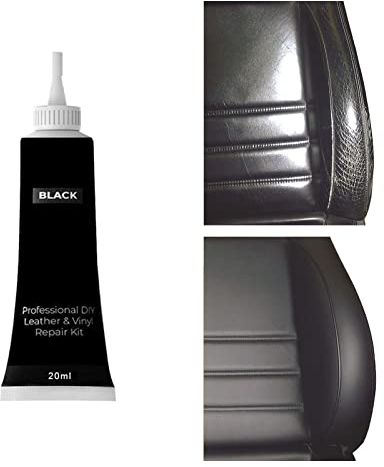 BAOSROY Kit Riparazione Pelle, Crema di Riparazione,Balsamo Riparazione Pelle, Gel Riparatore per Liquida,per Divano, Rénovateur de Couleur Noir (Nero1pcs)