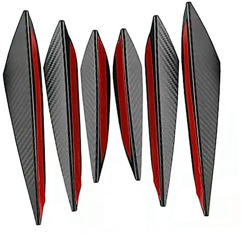 CALLARON 6pièces Protection Bumper Cover pour Voiture Accessoire Anticollision avec Style Fin