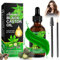 Rizinusöl Bio,60ml Castor Oil 100% Rein Natürlich und Kaltgepresst Haaröl Castor Oil Organic für Haarwachstum,Bart,Augenbrauen, Wimpern - Glasflasche
