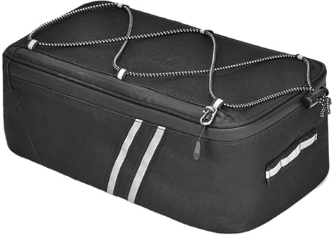 Sac de Selle de vélo, Sac de Selle pour vélo, capacité de 8 L, imperméable, réfléchissant, Sac de Transport pour Accessoires de Cyclisme, Sacs arrière