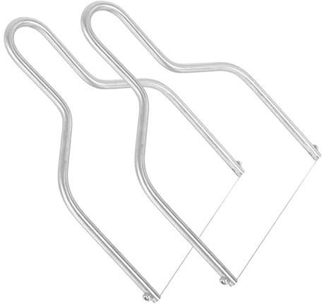 FUNOMOCYA 2pezzi Tagliatorte Portatili in Acciaio Resistente Affettatrici Per Torte e Frutta Utensili Da Cucina Per Uso Domestico