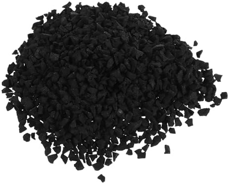 Gatuida 1 Sacco di granuli di Gomma per Artificiale, Materiale di riempimento per campi Sportivi, campi da Gioco, da Calcio, Pellet di Gomma per Prato Sportivo, 1 kg/Sacco