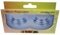Eulenspiegel 001417 - Pestañas artificiales, blanco/azul, 1 ml pegamento especial para pestañas, instrucciones, para carnaval, fiesta temática