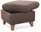CAVADORE Hocker Lotta / Skandinavischer Stauraumhocker als Beistellhocker oder Fußhocker / 58 x 47 x 58 / Webstoff Paris Taupe Quadratisch