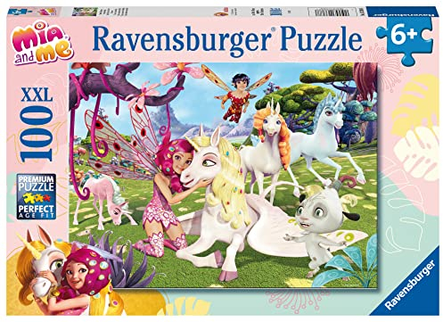 Ravensburger Kinderpuzzle 13388 - Wahre Einhorn-Freundschaft - 100 Teile XXL Mia and Me Puzzle für Kinder ab 6 Jahren