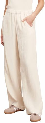 VELVET BY GRAHAM & SPENCER Women's Jerry Cotton Gauze Pants, Marl