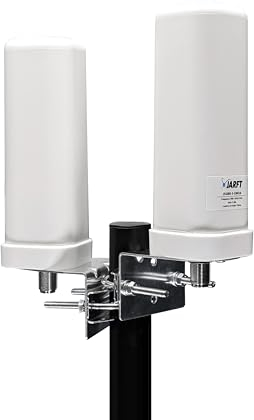 JARFT J5GMB-5-OMOA 5G Antenne inkl. 10m Antennenkabel - 5dBi, LTE / 5G Rundstrahl- Außenantenne, 2x2 MIMO, passend zu vielen 5G Router Modellen