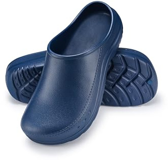 ESTRO Sabot Femme Jardin Clogs - Sabot Plastique Homme Léger Femme Sabot de Jardin Homme Chaussure de Jardinage CC01 (45, Bleu Foncé)