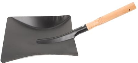 BAZEITFLOW Pala De Hierro Ligera Mango De Madera para Jardín Excavar Trasplantar Plantar Práctica y Duradera