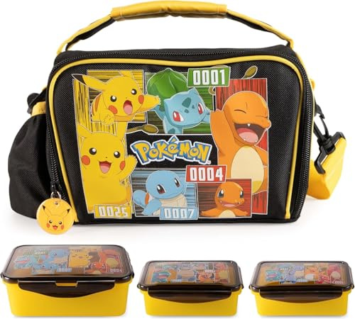 Sac isotherme Pokémon avec boîte à lunch