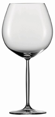 Schott Zwiesel Tritan Crystal Glass Diva Stemware Collection Claret Burgundy Red Wine Glass, 28.4-Ounce, Set of 6