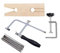 3 in 1 Professional Jeweler's Saw Set Saw Frame 144 Blades Wooden Pin Clamp Wood Metal