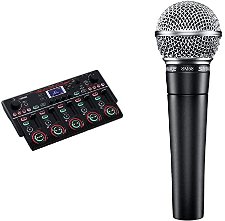 Boss RC-505 MK2 Loop Station & Shure SM58SE Dynamisches Gesangsmikrofon mit Nierencharakteristik und An/Aus-Schalter für professionelle Live-Auftritte und Studioaufnahmen - (Kein Kabel enthalten)