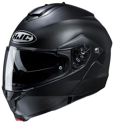HJC, Casco Moto Modulare C91N SOLID Semi Flat Black, S