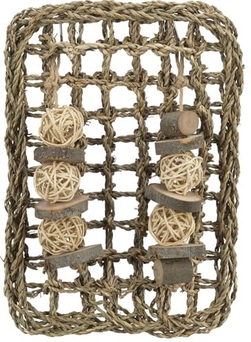 Trixie Gnagarmatta med leksaker sjögräs 18 x 30 cm