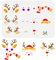 FINGERINSPIRE Weihnachtliche Rentiergesichts Schablone 29.7x21cm Mehrlagige Hirschkopf Schablone Süße Elchausdruck Schablone Schal Weihnachtsmannmütze Schablone Weihnachtsdekorations Vorlagen