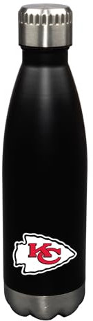 NFL Kansas City Chiefs 500 ml Edelstahl Thermoflasche mit Team-Logo