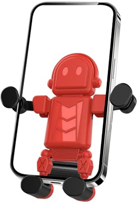 Generisk bilventilation telefonhållare, ventilationsmontering för bil | luftutlopp telefonhållare för bil, robotform – smartphone-hållare för fordon, bil – mobiltelefonhållare