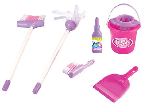 Ensemble De Nettoyage Pour Pour Les Tout-petits – Ensemble De Jeu De Rôle Pour Aspirateur, Balai Et Vadrouille | Jouets De Nettoyage Ménager Pour Garçons Et Filles À Partir De 3 Ans | Jouet De