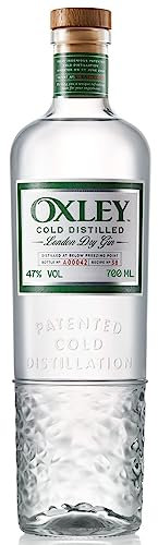 Oxley Premium-Gin, in kleinen Chargen unter dem Gefrierpunkt kalt destilliert für eine unverfälschte, botanische Frische, 47% Vol., 70 cl/700 ml
