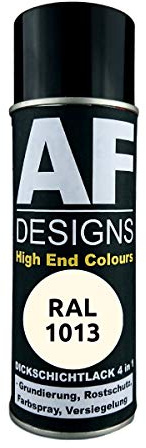 4 IN 1 Ral 1013 Blanco Perla Dickschichtlack Laca Spray Lata de Aerosol