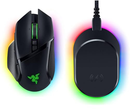 Razer Basilisk V3 Pro + Mouse Dock + Wireless Charging Puck