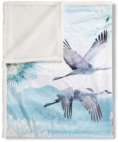 HIP Wohndecke, Kuscheldecke, Plaid Kimora 130x160cm Blau