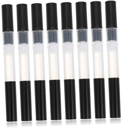 FRCOLOR Penna Per Olio Per Unghie Vuota Pennello 8 Pezzi Da 3ml Per Cuticole Art, Tubetti Per Olio Nutriente Adatti Per Uso Professionale e Domestico