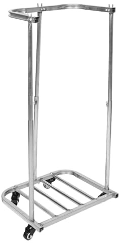 Mobestech Supporto per da Giardino Portatile in Metallo Pesante Telaio per Borse Intrecciate e Rifiuti Stand per Foglie e Prodotti Agricoli Uso e