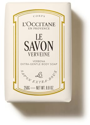 L'OCCITANE - Savon Extra-Doux Verveine - 250 g - Tous types de peau - Fabriqué en France