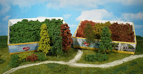 Heki Deciduous Trees and Bushes, 15 Pieces Autumnal
