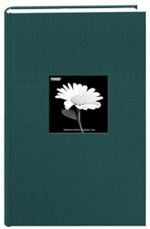 Fabric Frame Cover Photo Album 300 Pockets Hold 4x6 Photos, Majestic Teal