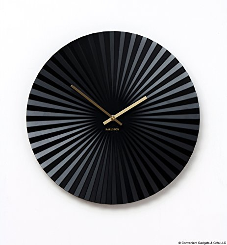 Karlsson Moderne Wanduhren KA5657BK schwarz