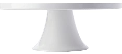 Maxwell & Williams AY0368 Tortenplatte auf Fuß, rund 30 cm – Porzellan Weiß – Accessoires – Geschenkbox – 11 cm Höhe