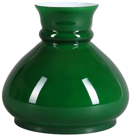 Petroleumglas Lampenglas Ersatzglas Leuchtenlas Opalglas Lampenschirm Glas Ø 145mm - Höhe 165mm Grün
