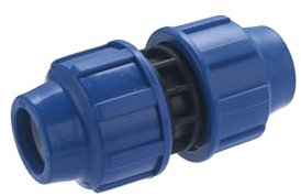 Manchon à compression plastique D.25 pour tube en polyéthylène